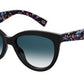MJ Marc 310/S Cat Eye/Butterfly Sunglasses 05MB-Black Multi-C
