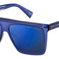 MJ Marc 322/G/S Rectangular Sunglasses 0PJP-Blue