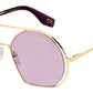 MJ Marc 325/S Special Shape Sunglasses 0S9E-Gold Violet