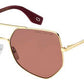 MJ Marc 326/S Special Shape Sunglasses 0NOA-Gold Burgundy