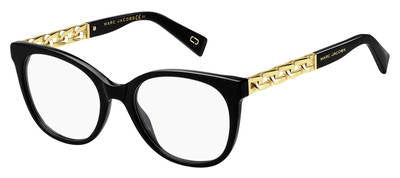 MJ Marc 335 Cat Eye/Butterfly Eyeglasses 02M2-Black Gold