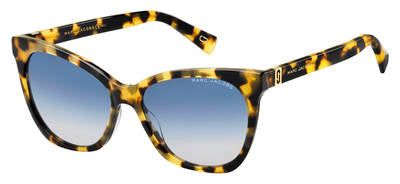 MJ Marc 336/S Cat Eye/Butterfly Sunglasses 0SCL-Yellow Havana