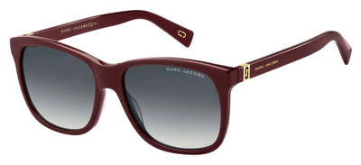 MJ Marc 337/S Square Sunglasses 0LHF-Opal Burgundy