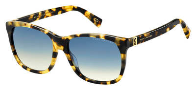 MJ Marc 337/S Square Sunglasses 0SCL-Yellow Havana