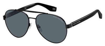 MJ Marc 341/S Aviator Sunglasses 0807-Black