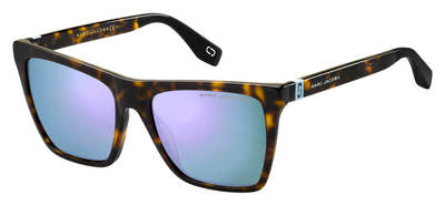 MJ Marc 349/S Cat Eye/Butterfly Sunglasses 0086-Dark Havana