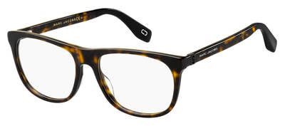 MJ Marc 353 Rectangular Eyeglasses 0086-Dark Havana