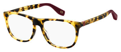MJ Marc 353 Rectangular Eyeglasses 0SCL-Yellow Havana