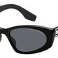 MJ Marc 356/S Cat Eye/Butterfly Sunglasses 0807-Black