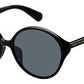 MJ Marc 366/F/S Oval Modified Sunglasses 0807-Black