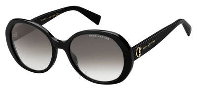 MJ Marc 377/S Oval Modified Sunglasses 0807-Black
