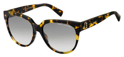MJ Marc 378/S Oval Modified Sunglasses 0086-Dark Havana