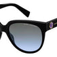MJ Marc 378/S Oval Modified Sunglasses 0807-Black