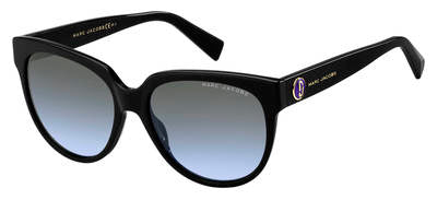MJ Marc 378/S Oval Modified Sunglasses 0807-Black