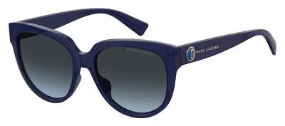 MJ Marc 378/S Oval Modified Sunglasses 0PJP-Blue
