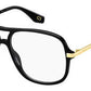 MJ Marc 390 Rectangular Sunglasses 0807-Black