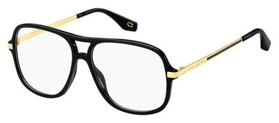 MJ Marc 390 Rectangular Sunglasses 0807-Black