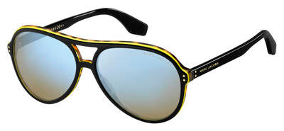 MJ Marc 392/S Aviator Sunglasses 0807-Black