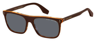 MJ Marc 393/S Rectangular Sunglasses 009Q-Brown