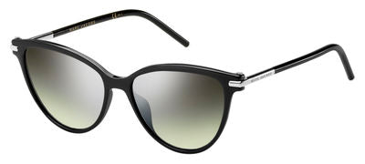 MJ Marc 47/S Cat Eye/Butterfly Sunglasses 0D28-Shiny Black