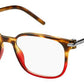 MJ Marc 52 Rectangular Eyeglasses 0TNN-Havana Brown Red