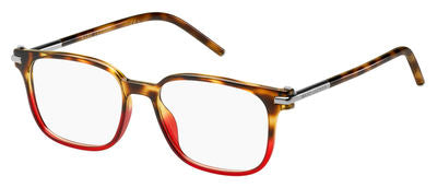 MJ Marc 52 Rectangular Eyeglasses 0TNN-Havana Brown Red