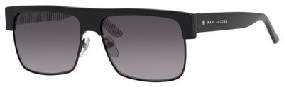 MJ Marc 56/S Rectangular Sunglasses 0XJ4-Black