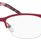 MJ Marc 76 Rectangular Eyeglasses 0UC6-Red