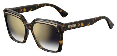  Mos 035/S Square Sunglasses 0086-Dark Havana