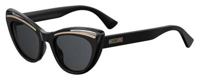  Mos 036/S Cat Eye/Butterfly Sunglasses 0807-Black