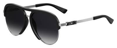  Mos 041/S Aviator Sunglasses 0BSC-Black Silver