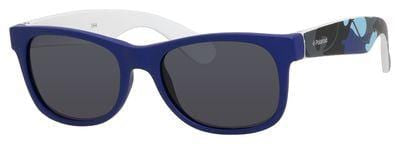 POLAROID P 0300 Rectangular Sunglasses 0T6D-Blue Camouflage