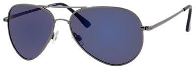 POLAROID P 4139 Aviator Sunglasses 0S3T-C- Dark Blue