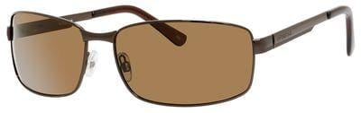 POLAROID P 4416 Rectangular Sunglasses 009Q-Brown (Back Order 2 weeks)