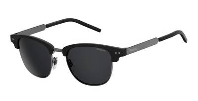  Pld 1027/S Browline Sunglasses 0RZZ-Matte Black Dark Ruthenium