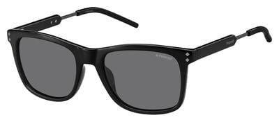 POLAROID Pld 2034/S Rectangular Sunglasses 0CVS-Black Ruthenium (Back Order 2 weeks)