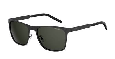 POLAROID Pld 2046/S Rectangular Sunglasses 0003-Matte Black (Back Order 2 weeks)