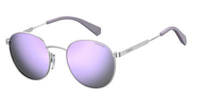 POLAROID Pld 2053/S Oval Modified Sunglasses 0B6E-Lilac Silver