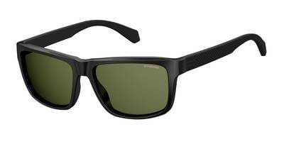 POLAROID Pld 2058/S Rectangular Sunglasses 0003-Matte Black (Back Order 2 weeks)