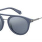 POLAROID Pld 2061/S Oval Modified Sunglasses 0FLL-Matte Blue