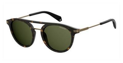 POLAROID Pld 2061/S Oval Modified Sunglasses 0N9P-Matte Havana (Back Order 2 weeks)