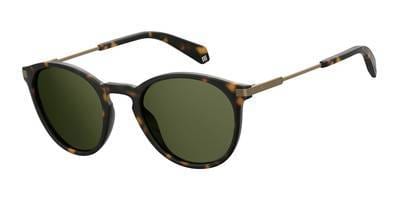 POLAROID Pld 2062/S Oval Modified Sunglasses 0N9P-Matte Havana (Back Order 2 weeks)