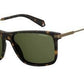 POLAROID Pld 2063/F/S Rectangular Sunglasses 0N9P-Matte Havana
