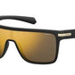 POLAROID Pld 2064/S Square Sunglasses 0I46-Black Gold