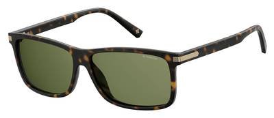  Pld 2075/S/X Rectangular Sunglasses 0086-Dark Havana (Back Order 2 weeks)