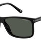  Pld 2075/S/X Rectangular Sunglasses 0807-Black (Back Order 2 weeks)