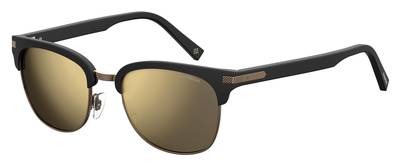  Pld 2076/S Browline Sunglasses 0003-Matte Black