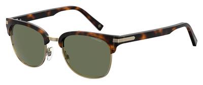  Pld 2076/S Browline Sunglasses 0086-Dark Havana