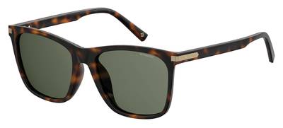  Pld 2078/F/S Rectangular Sunglasses 0086-Dark Havana