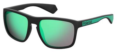  Pld 2079/S Square Sunglasses 07ZJ-Black Green